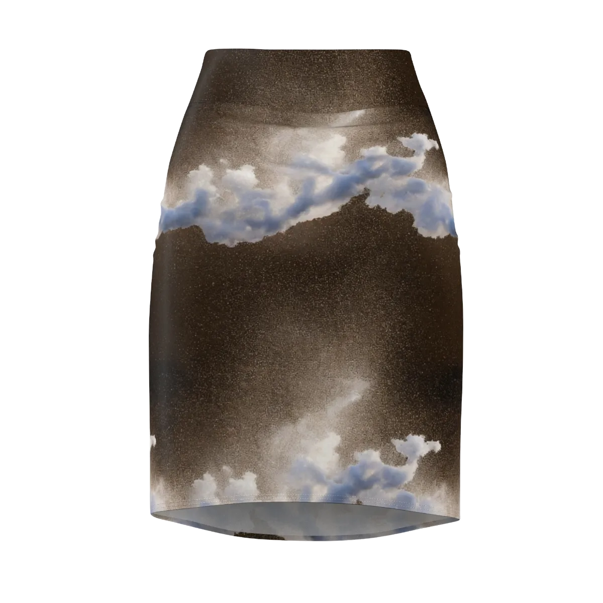 Cloudbreak Terrain on Pencil Skirt — Front