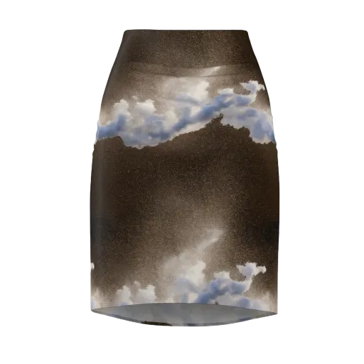 Cloudbreak Terrain on a Pencil Skirt