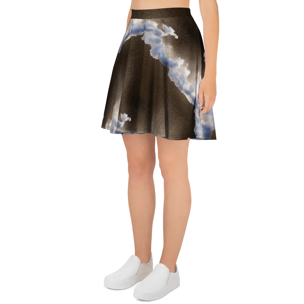 Cloudbreak Terrain on Skater Skirt — Left