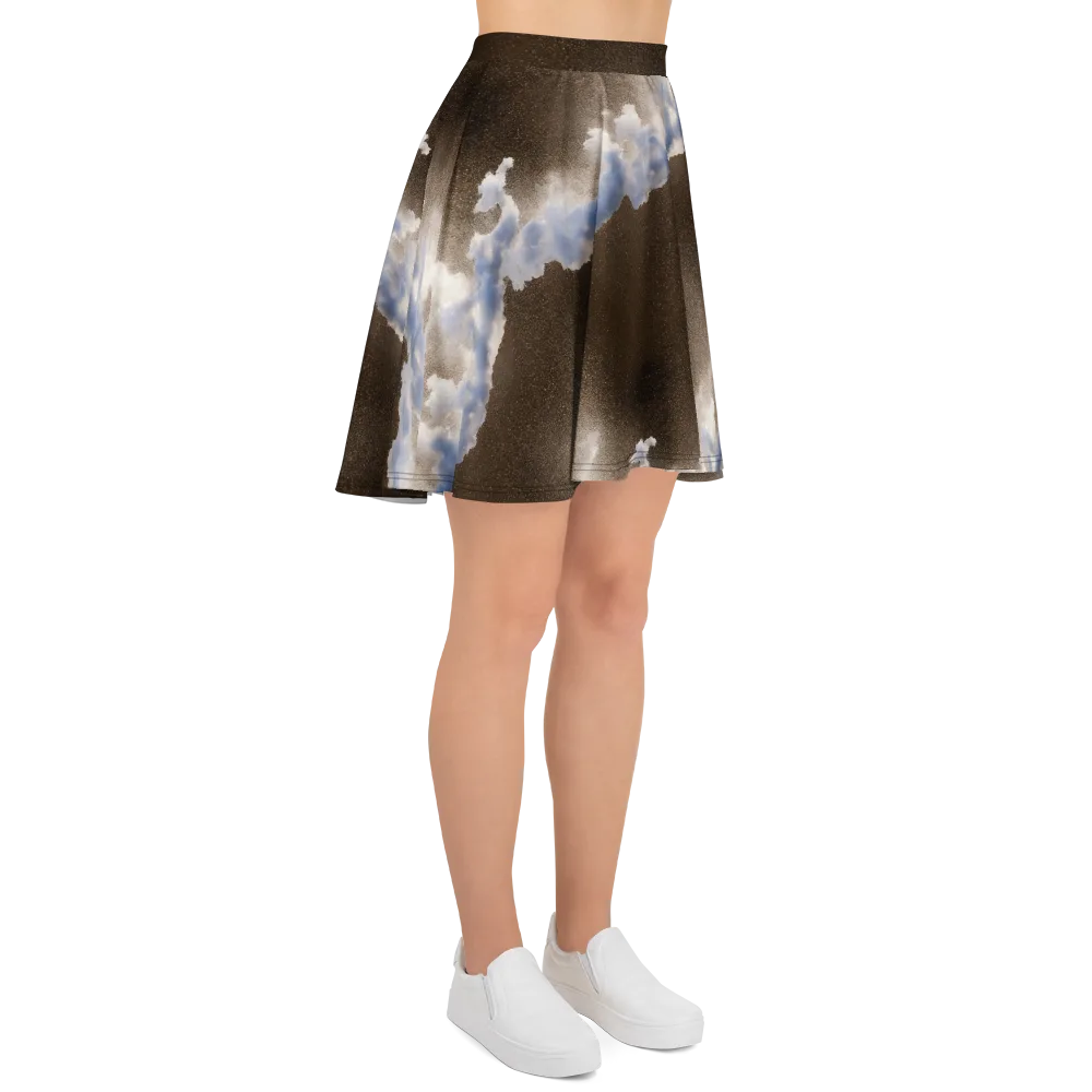 Cloudbreak Terrain on Skater Skirt — Right