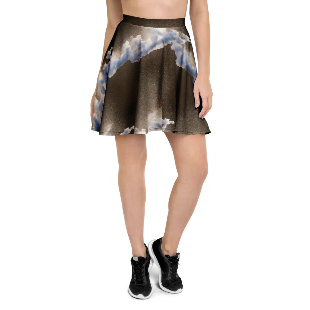 Cloudbreak Terrain on Skater Skirt — Front