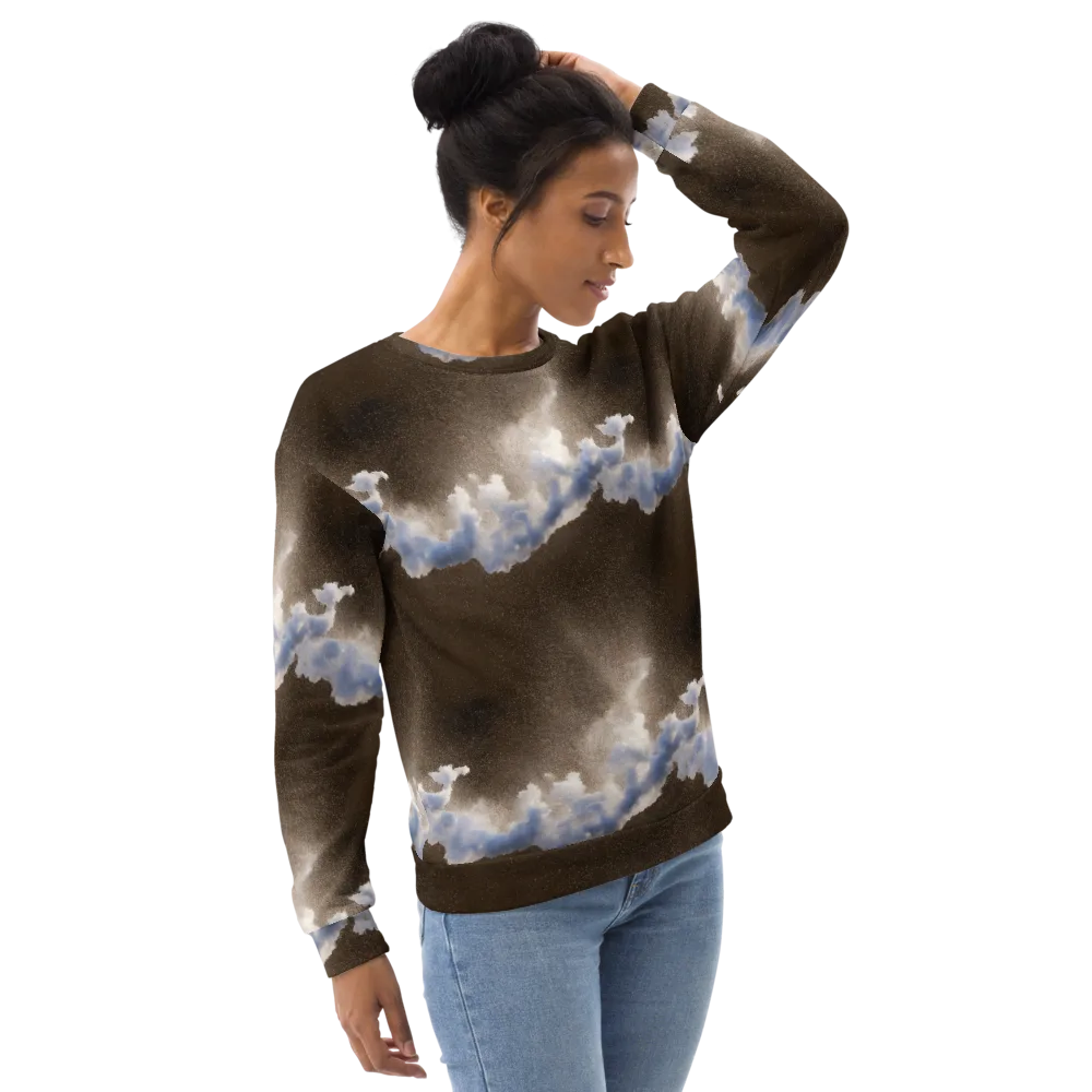 Cloudbreak Terrain on Sweatshirt — Right Front
