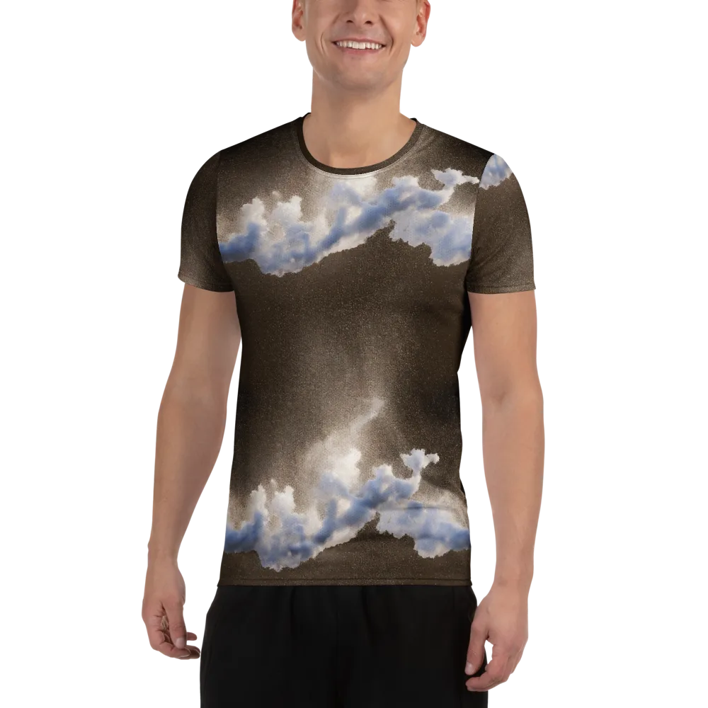 Cloudbreak Terrain on Men's Athletic T-Shirt — Front