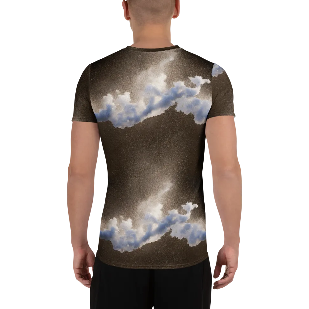 Cloudbreak Terrain on Men's Athletic T-Shirt — Back