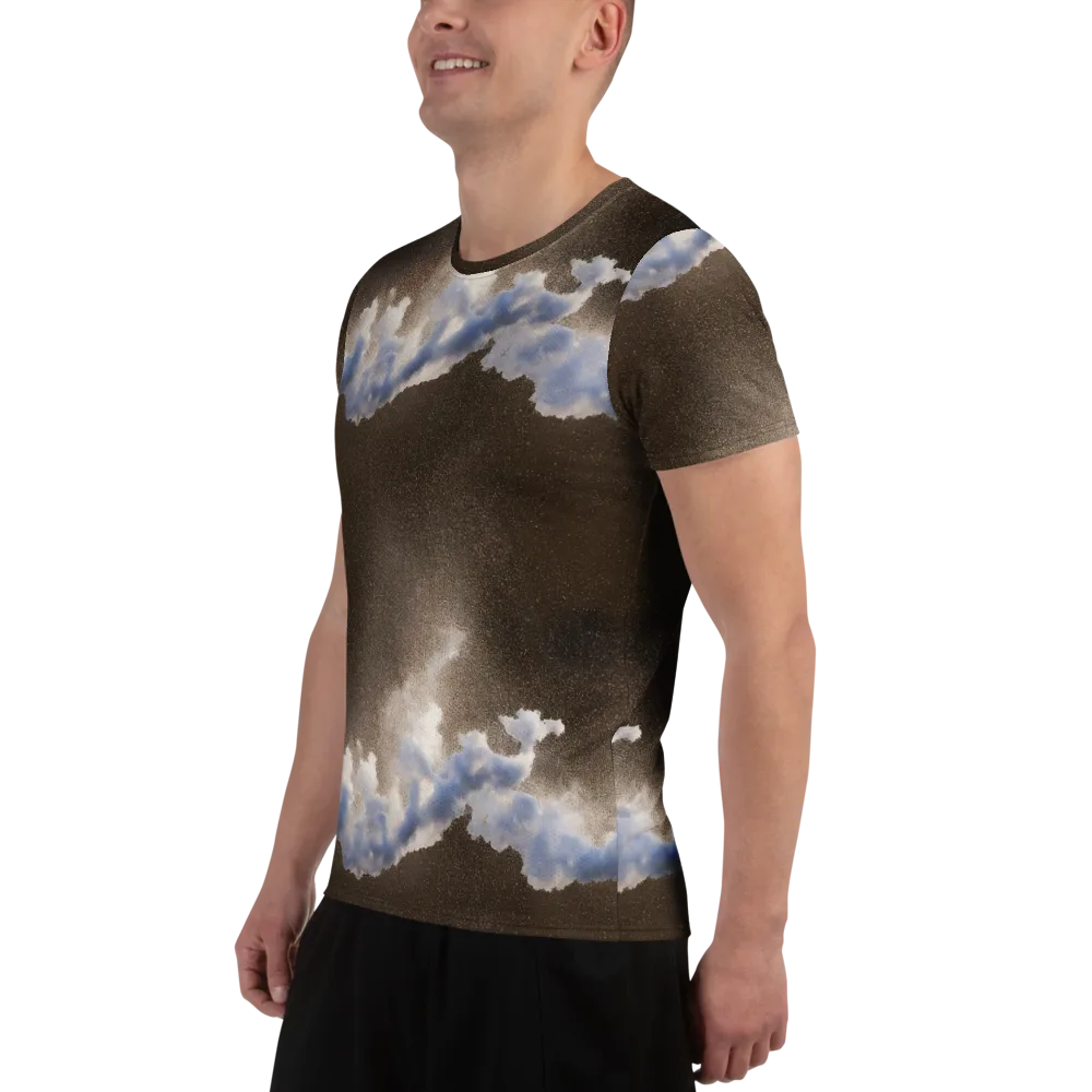 Cloudbreak Terrain on Men's Athletic T-Shirt — Left
