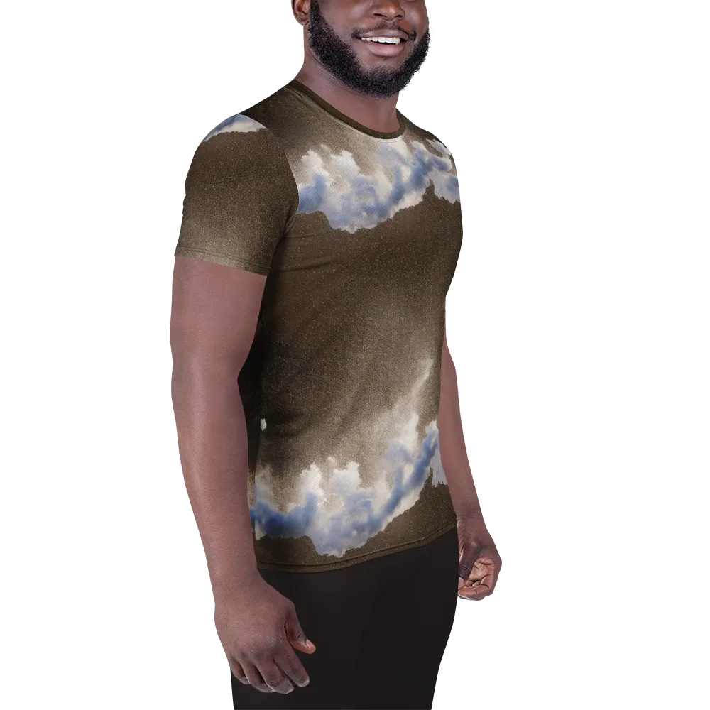 Cloudbreak Terrain on Men's Athletic T-Shirt — Right
