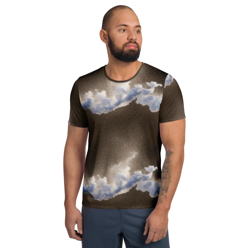 Cloudbreak Terrain on Men's Athletic T-Shirt — Front