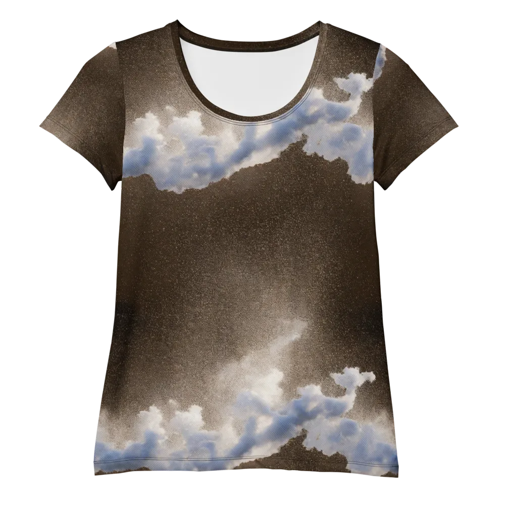 Cloudbreak Terrain on Women's Athletic T-Shirt — Front