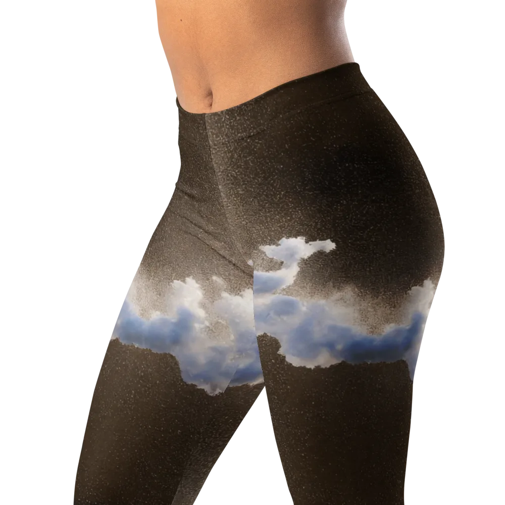 Cloudbreak Terrain on Leggings — Left Front