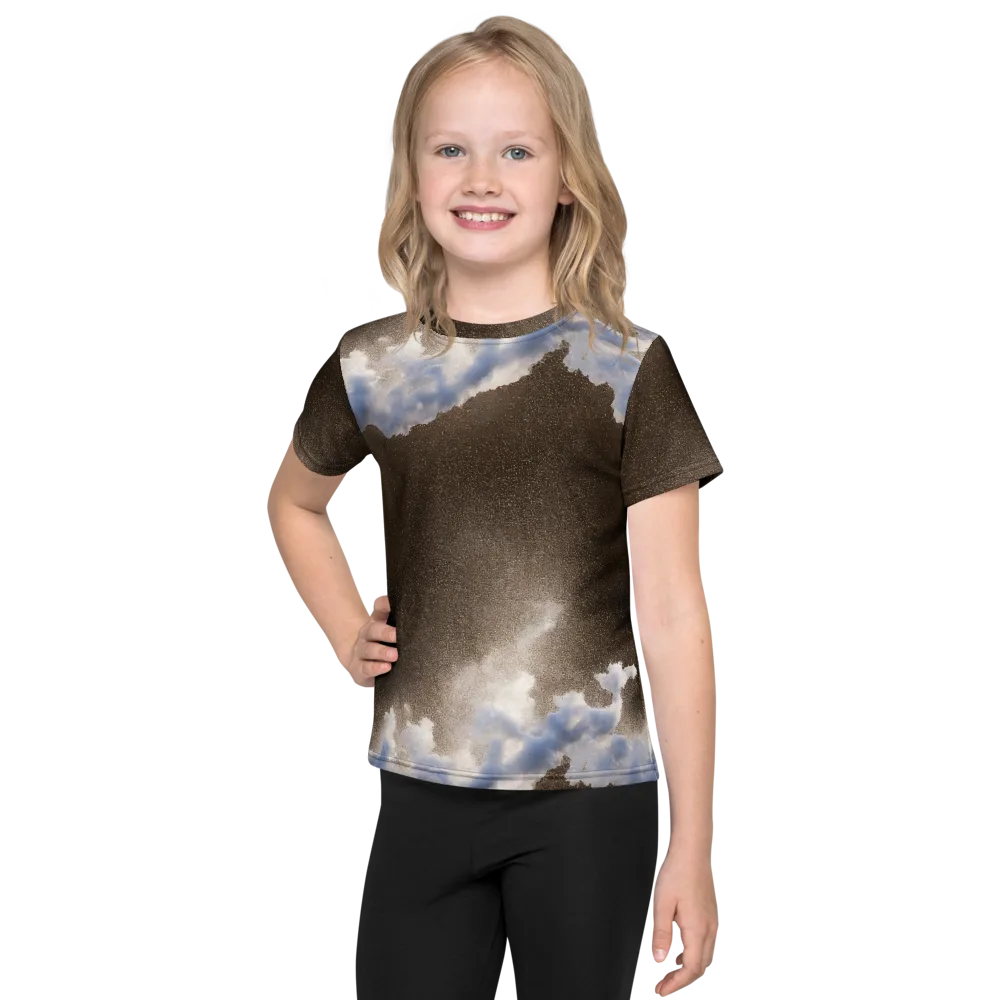 Cloudbreak Terrain on Kids Crew Neck T-Shirt — Front