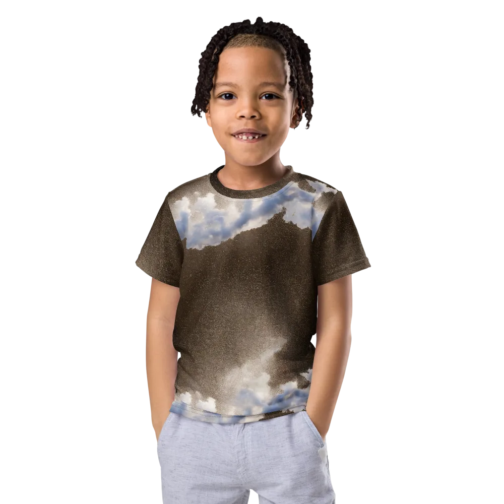 Cloudbreak Terrain on Kids Crew Neck T-Shirt — Front