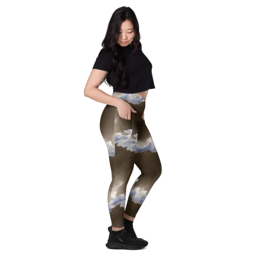 Cloudbreak Terrain on a Leggings with Pockets