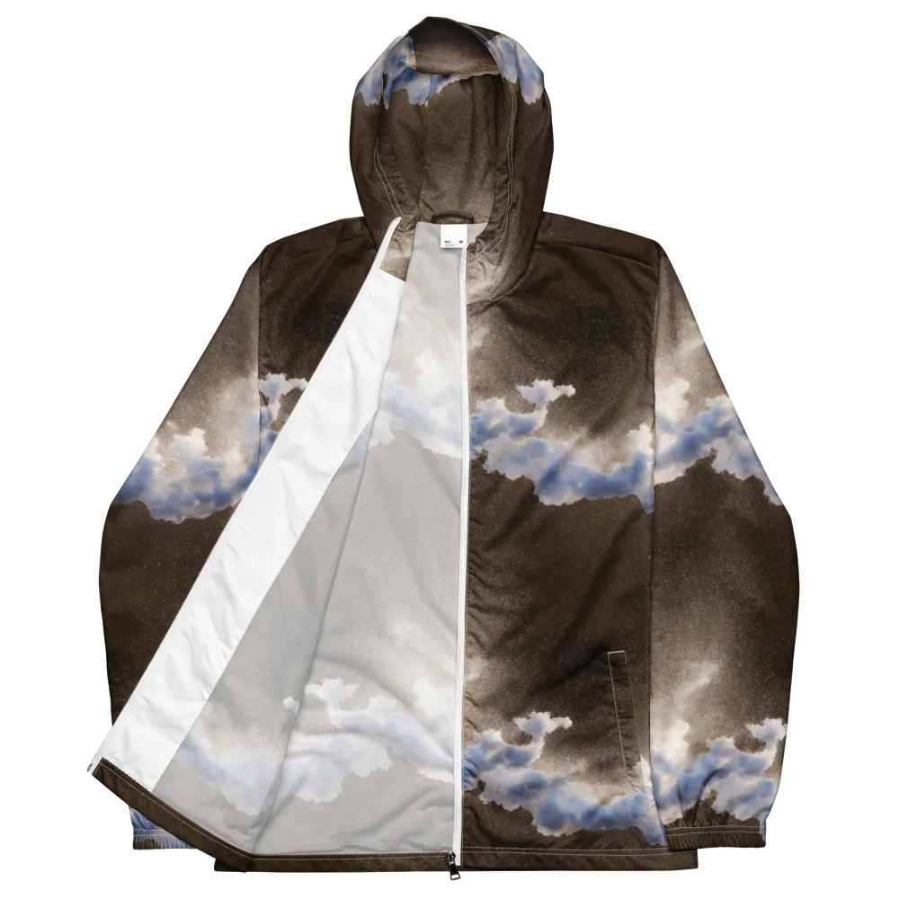 Cloudbreak Terrain on Men's Windbreaker — Front