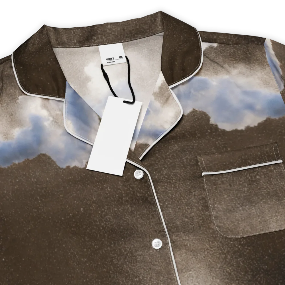 Cloudbreak Terrain on Women's Short Sleeve Pajama Top — Product details