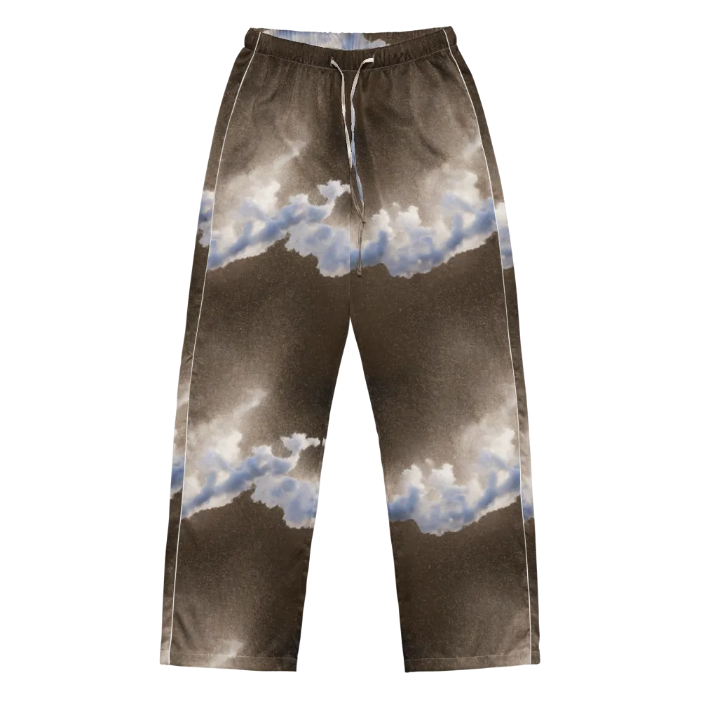 Cloudbreak Terrain on Women's Pajama Pants — Front