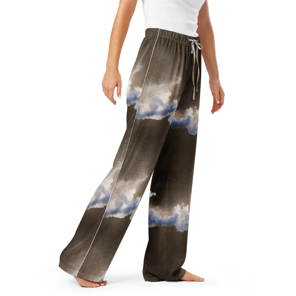 Cloudbreak Terrain on Women's Pajama Pants — Right Front