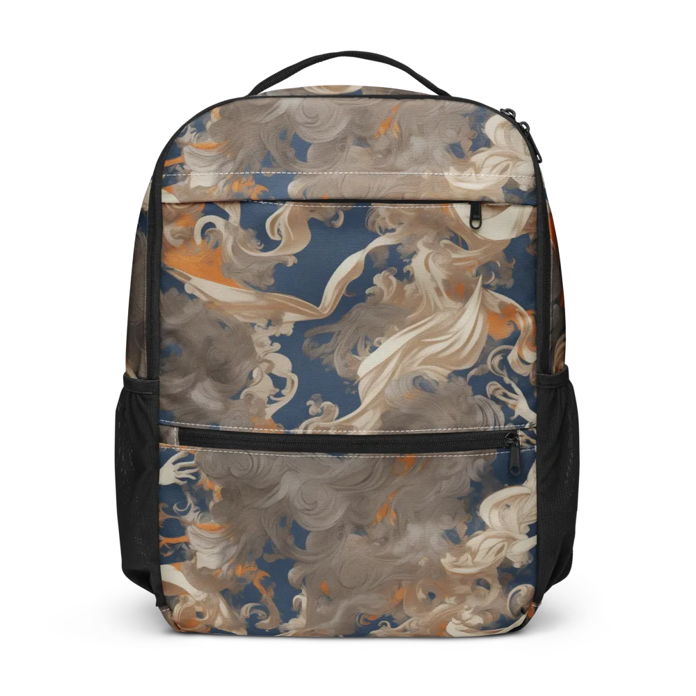 Midnight Rococo on Utility Backpack — Front