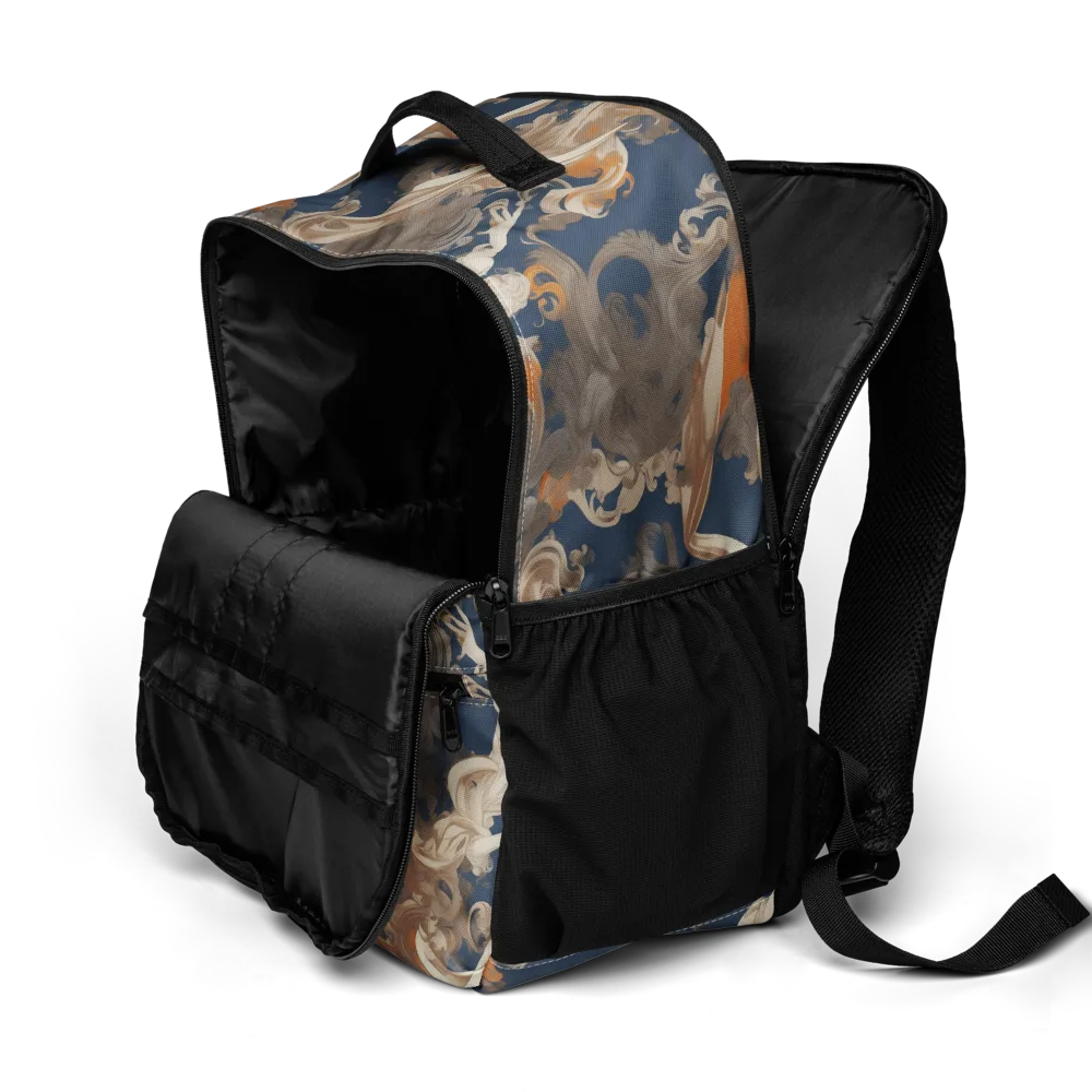 Midnight Rococo on Utility Backpack — Product details 2