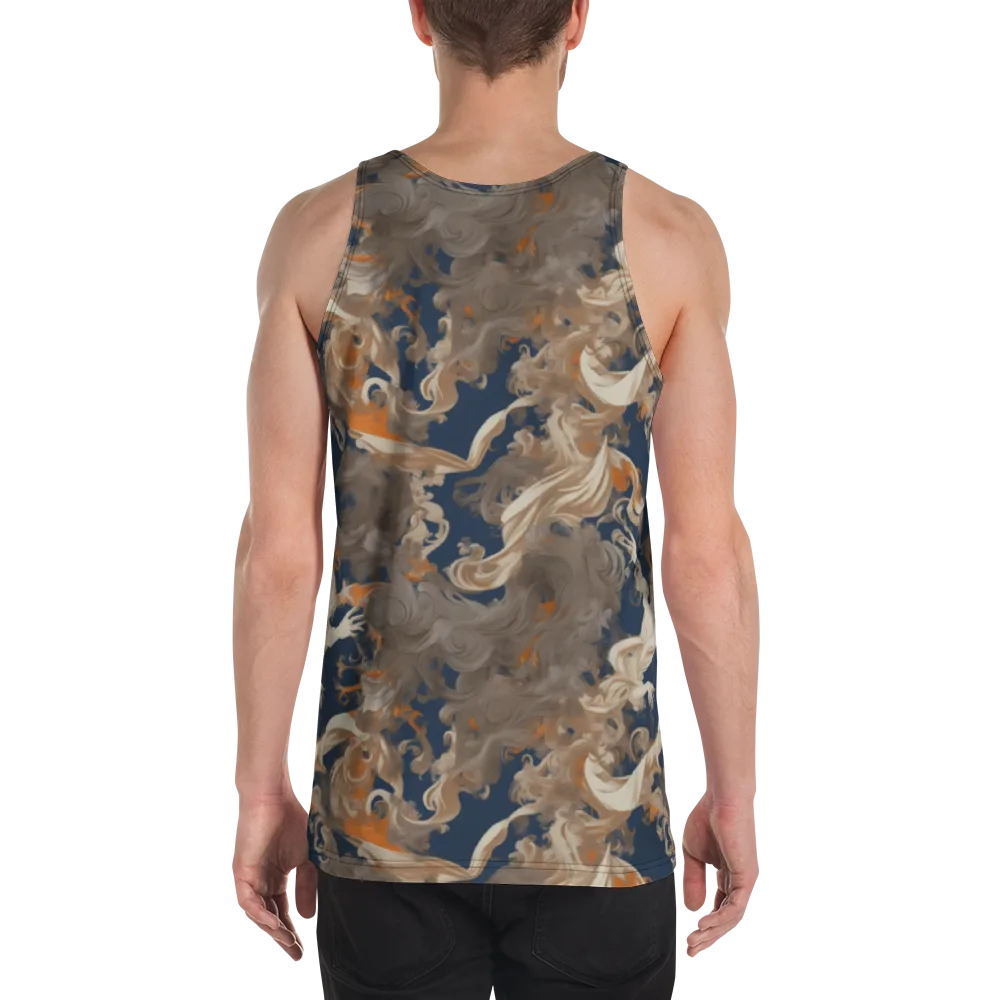 Midnight Rococo on Men's Tank Top — Back
