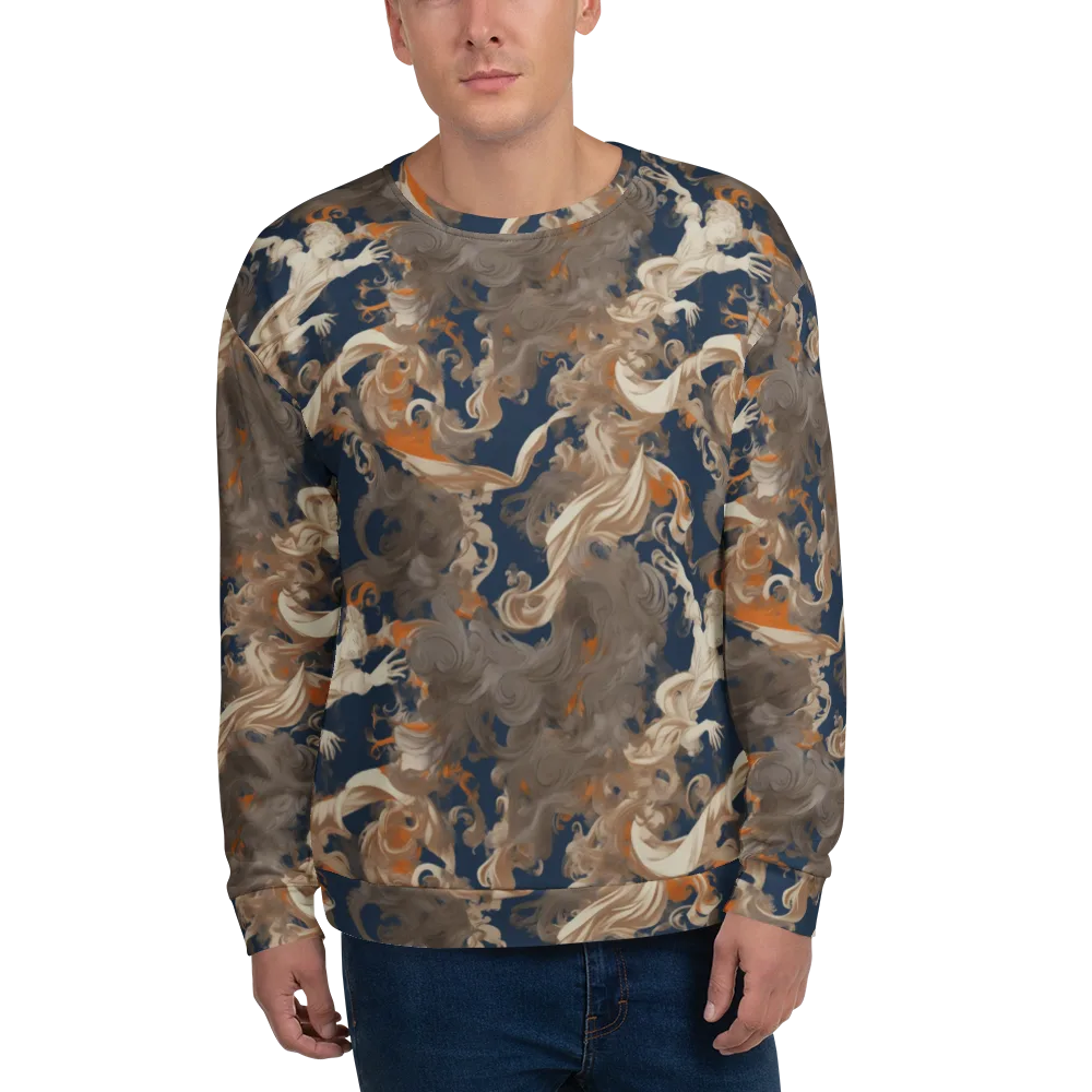 Midnight Rococo on Sweatshirt — Front