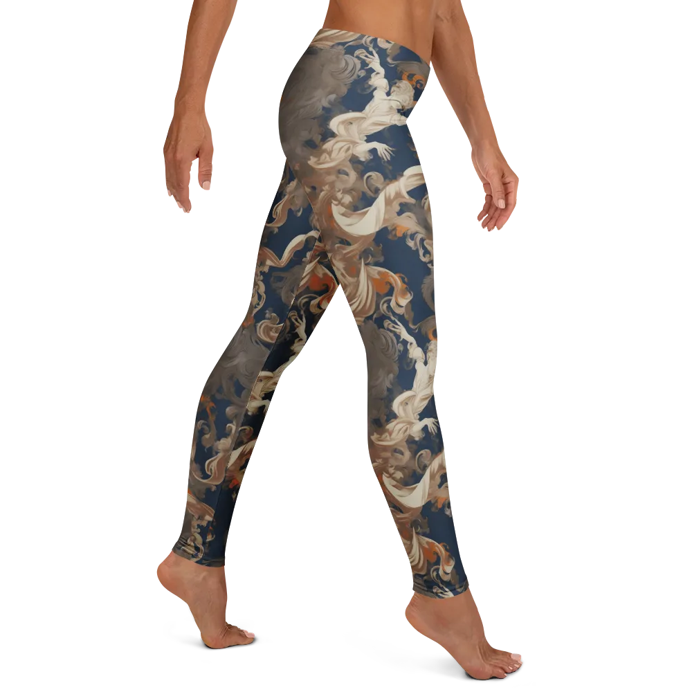 Midnight Rococo on Leggings — Right
