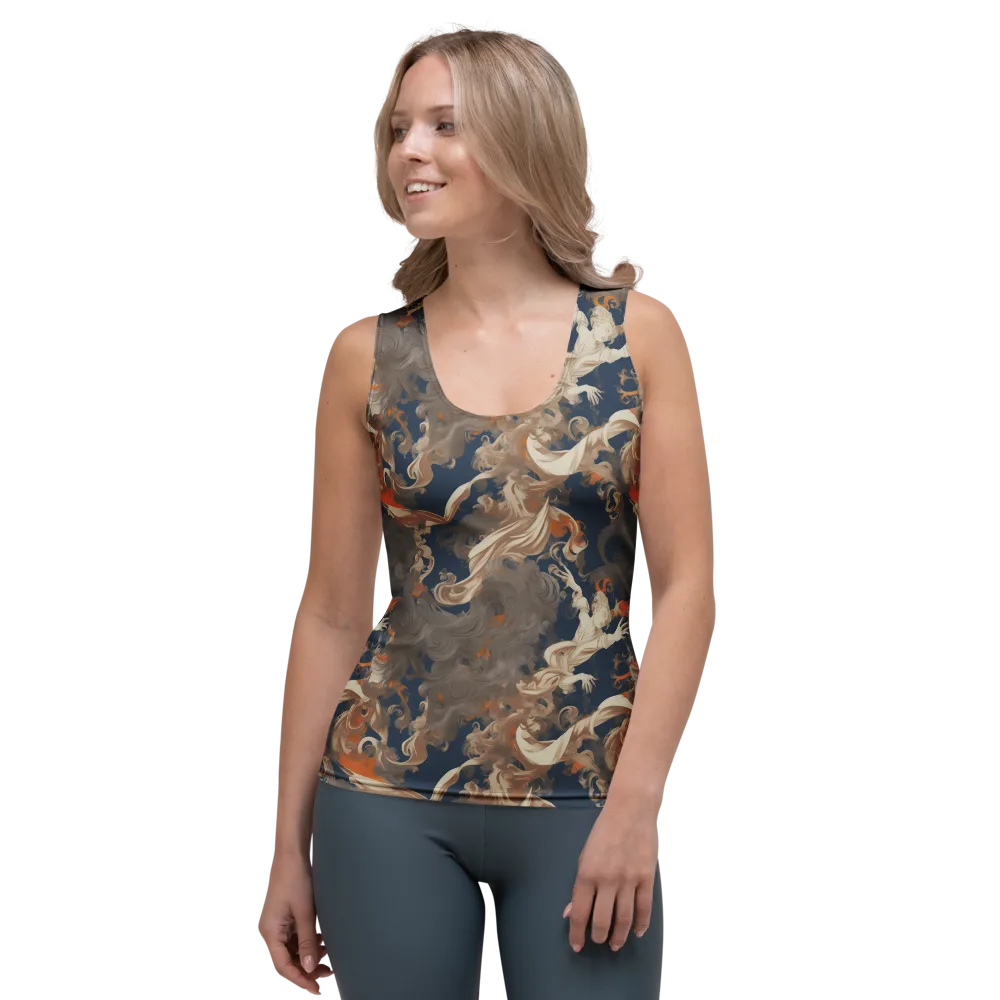 Midnight Rococo on Women's Tank Top — Front