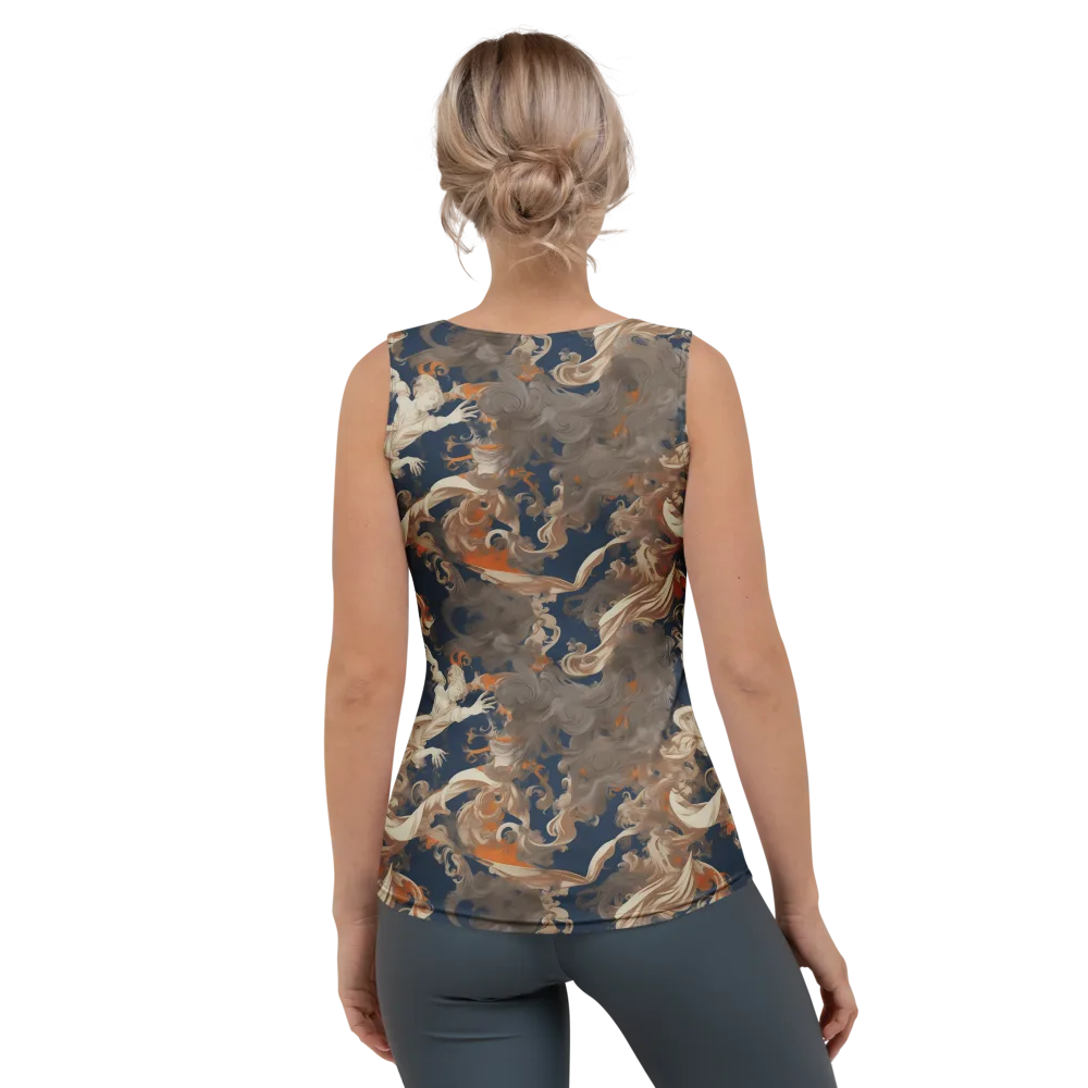 Midnight Rococo on Women's Tank Top — Back