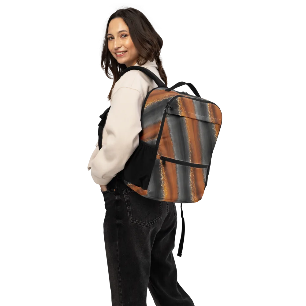 Ember Vein on Utility Backpack — Back