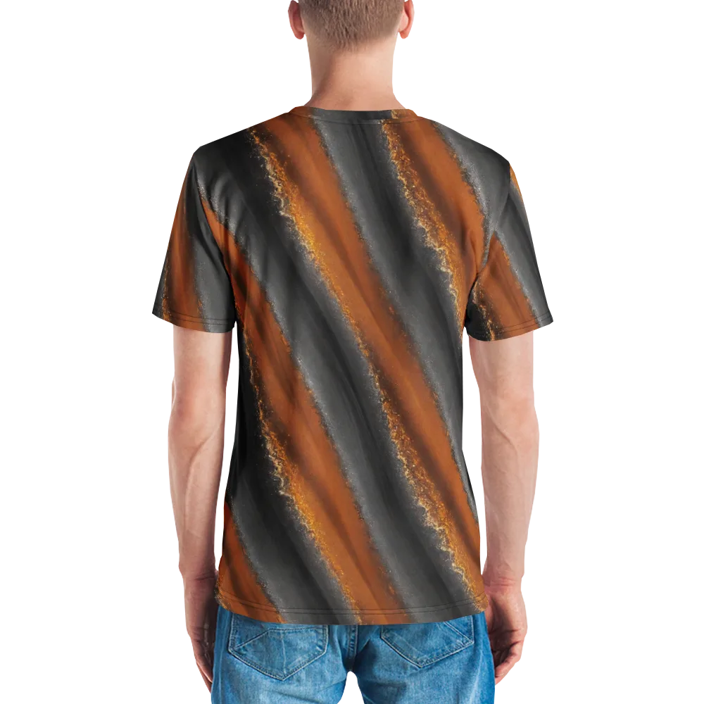 Ember Vein on Men's Crew Neck T-Shirt — Back