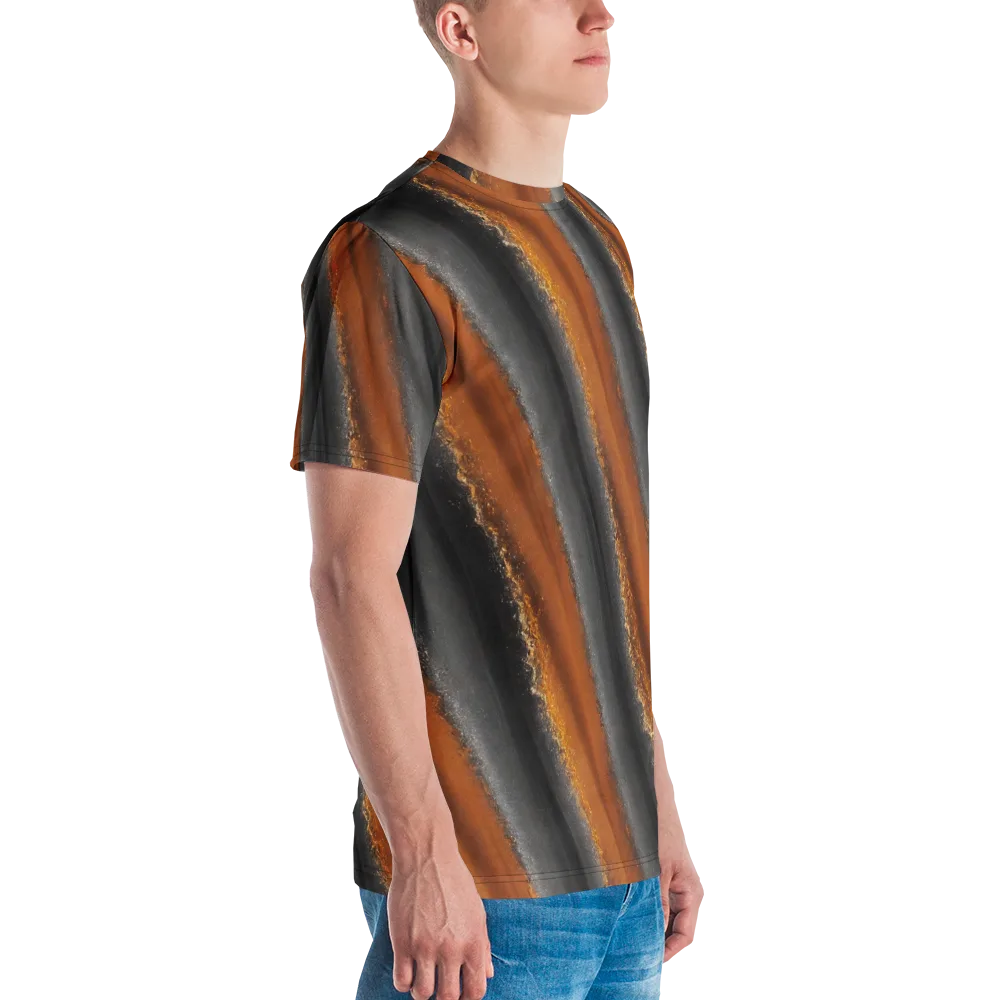 Ember Vein on Men's Crew Neck T-Shirt — Right