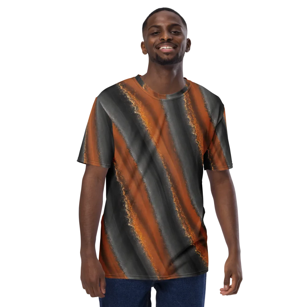 Ember Vein on Men's Crew Neck T-Shirt — Front