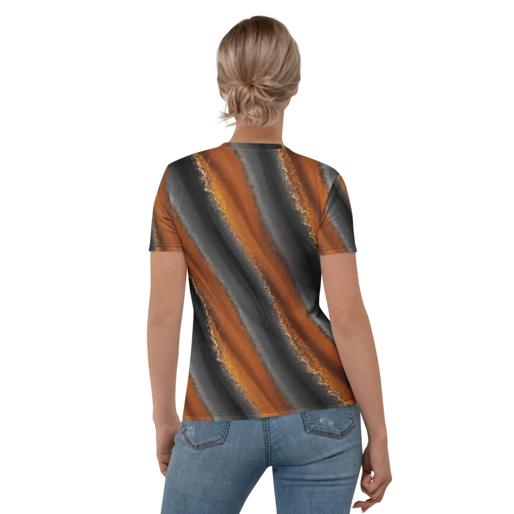 Ember Vein on Women's Crew Neck T-Shirt — Back