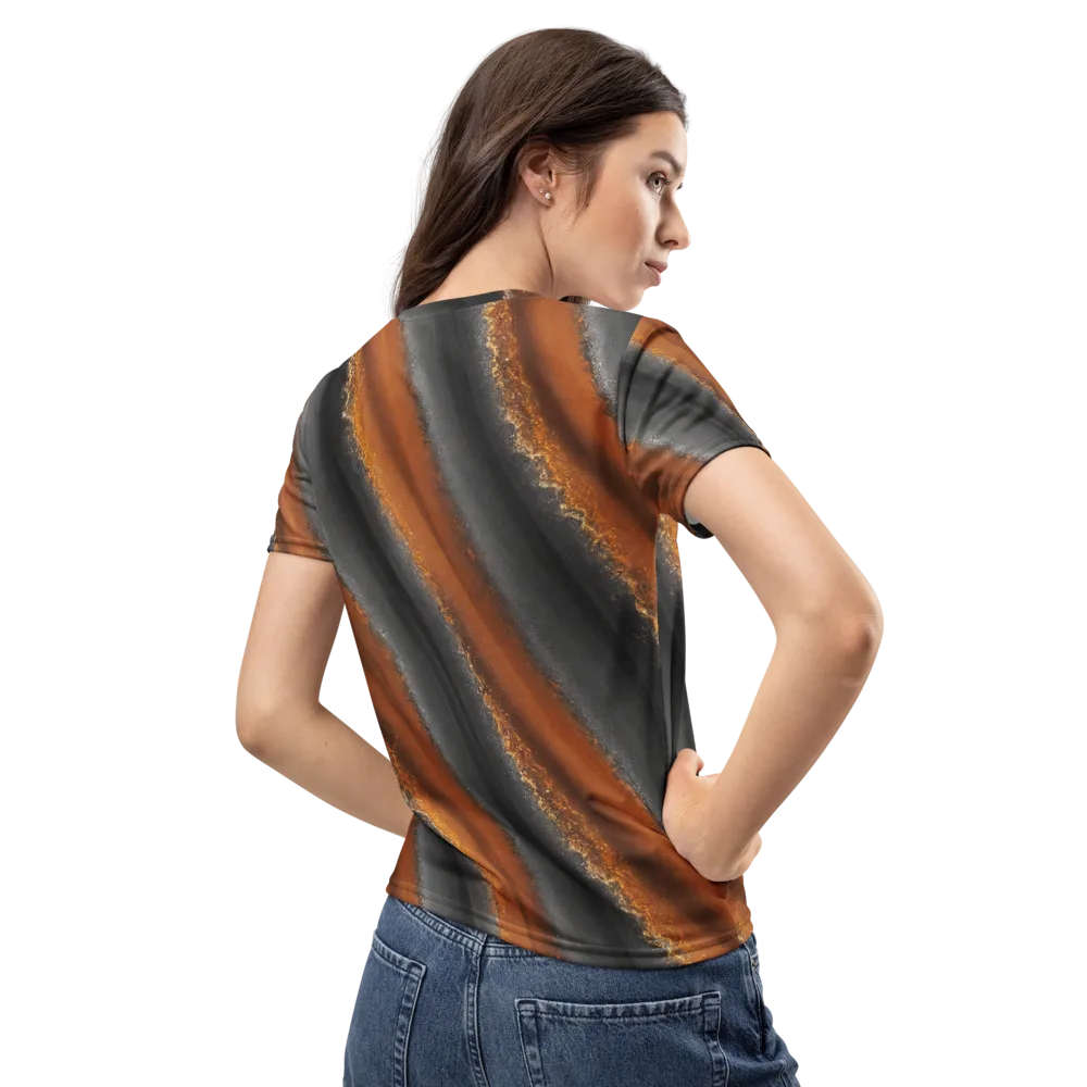 Ember Vein on Women's Crew Neck T-Shirt — Back