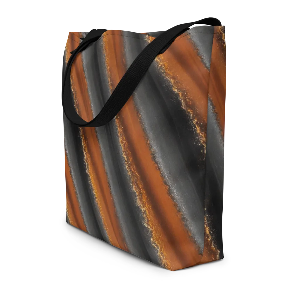Ember Vein on Large Tote Bag W/ Pocket — Front
