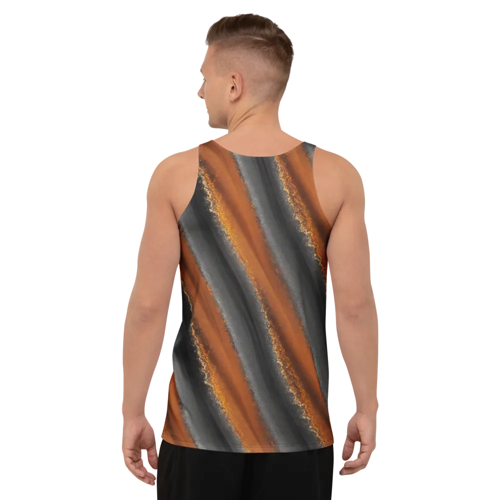 Ember Vein on Men's Tank Top — Back
