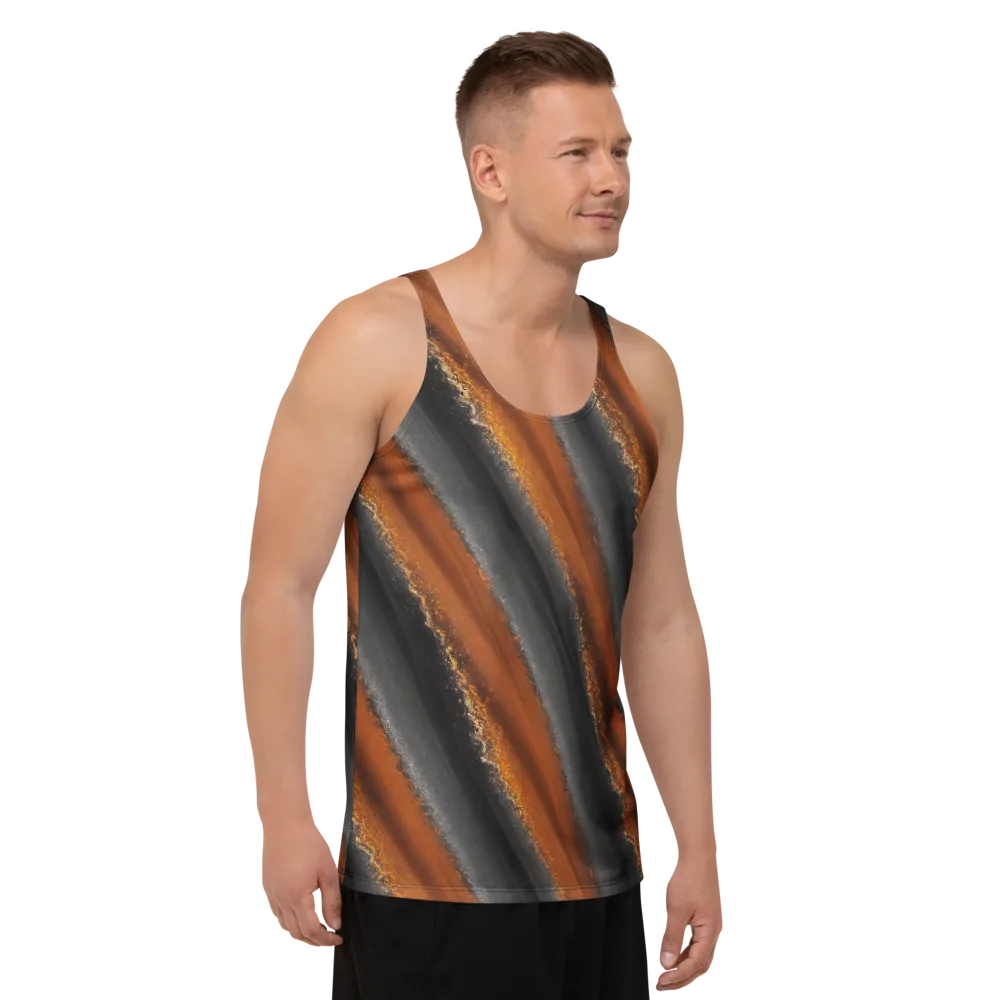 Ember Vein on Men's Tank Top — Right Front