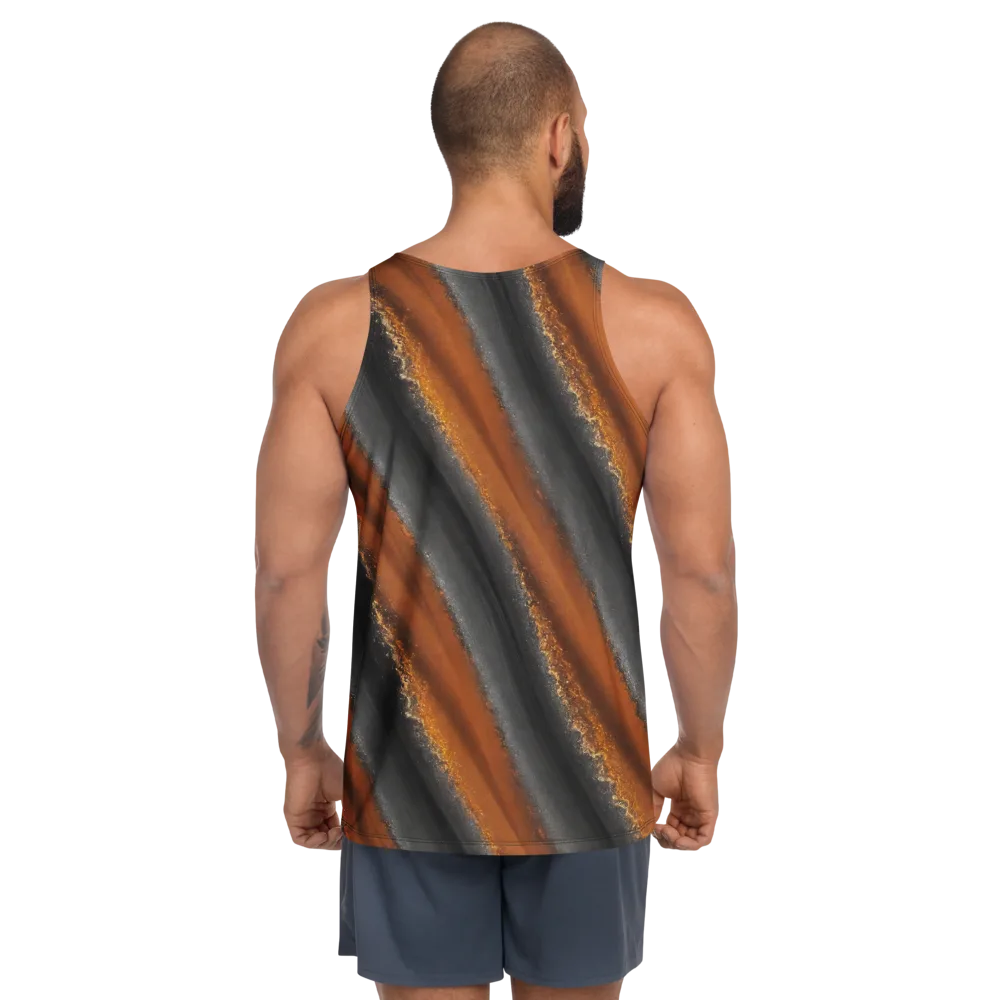 Ember Vein on Men's Tank Top — Back
