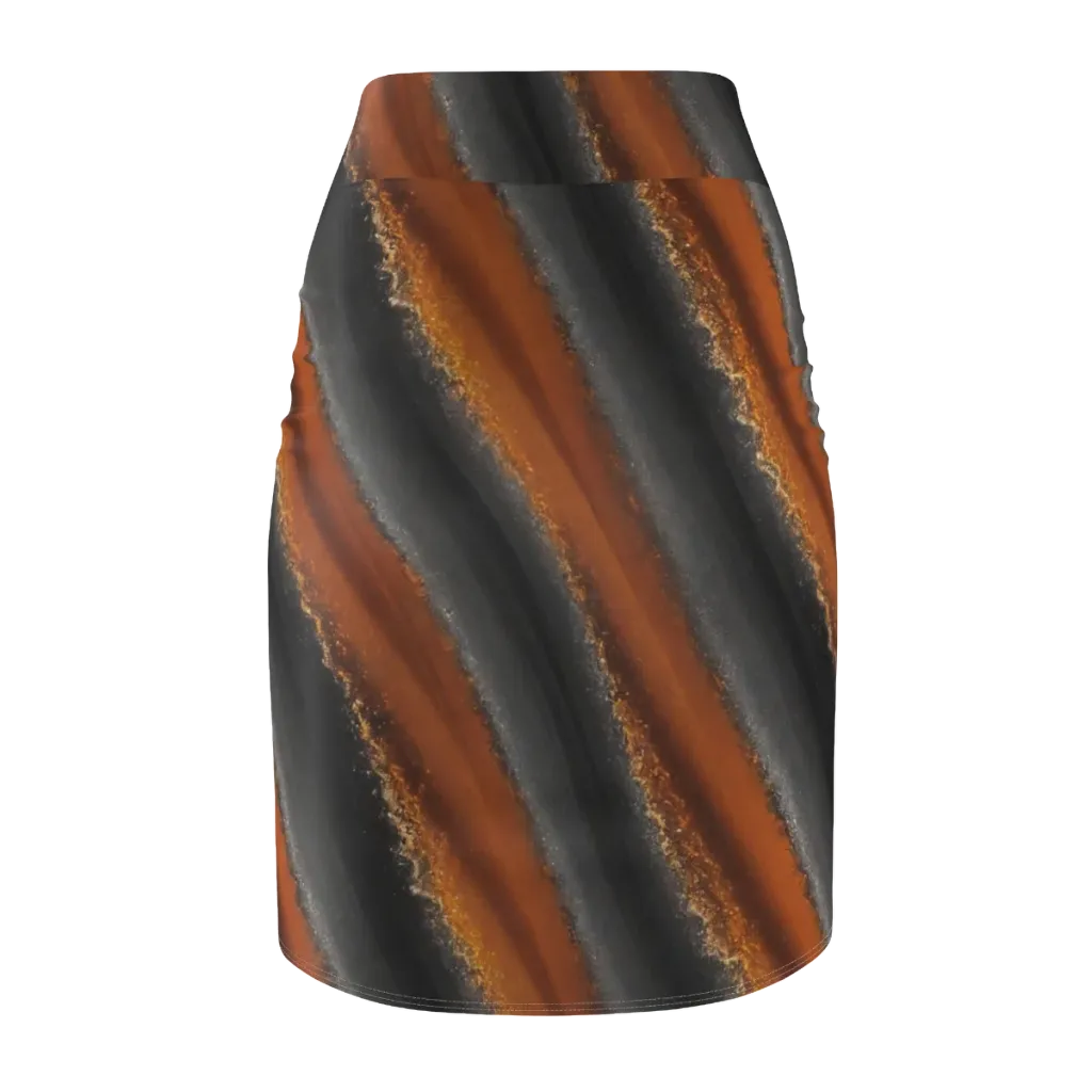Ember Vein on Pencil Skirt — Back
