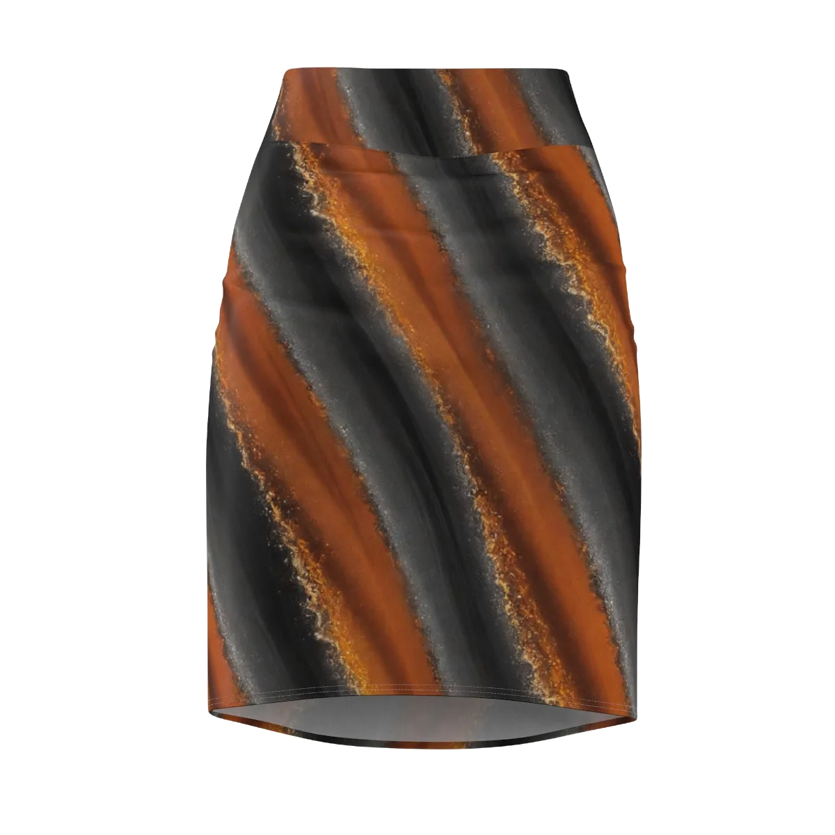 Ember Vein on Pencil Skirt — Front