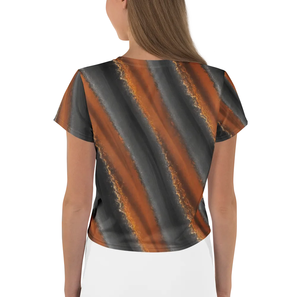 Ember Vein on Crop Tee — Back
