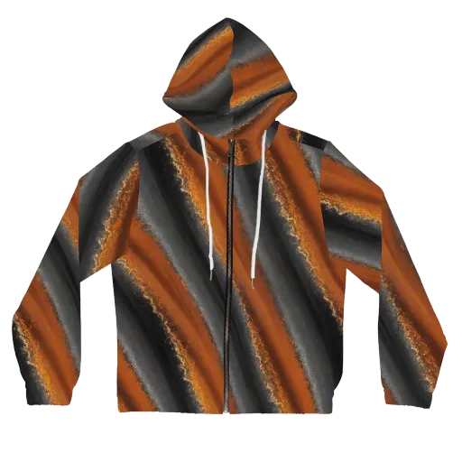 Ember Vein on a Women's Full-Zip Hoodie
