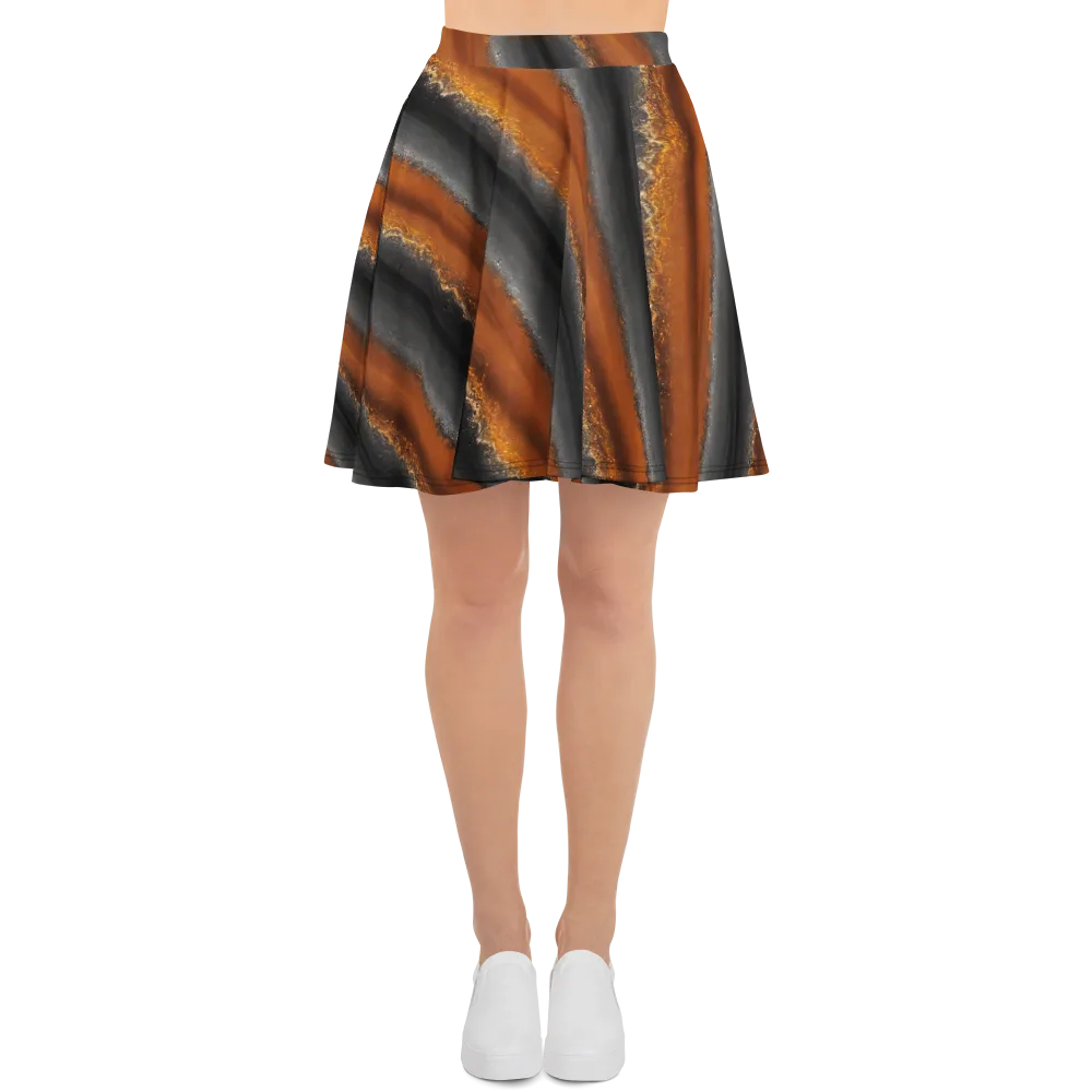 Ember Vein on Skater Skirt — Front