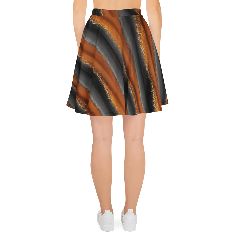 Ember Vein on Skater Skirt — Back