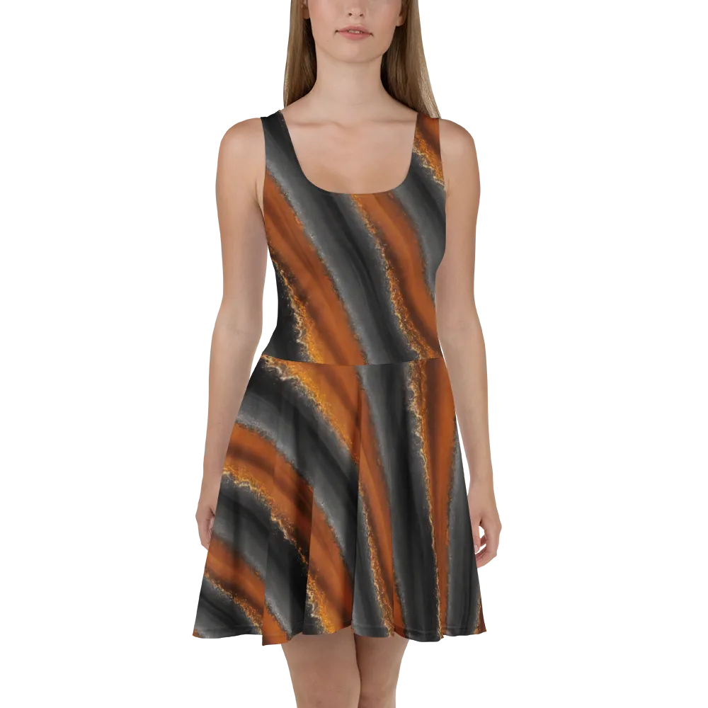 Ember Vein on Skater Dress — Front