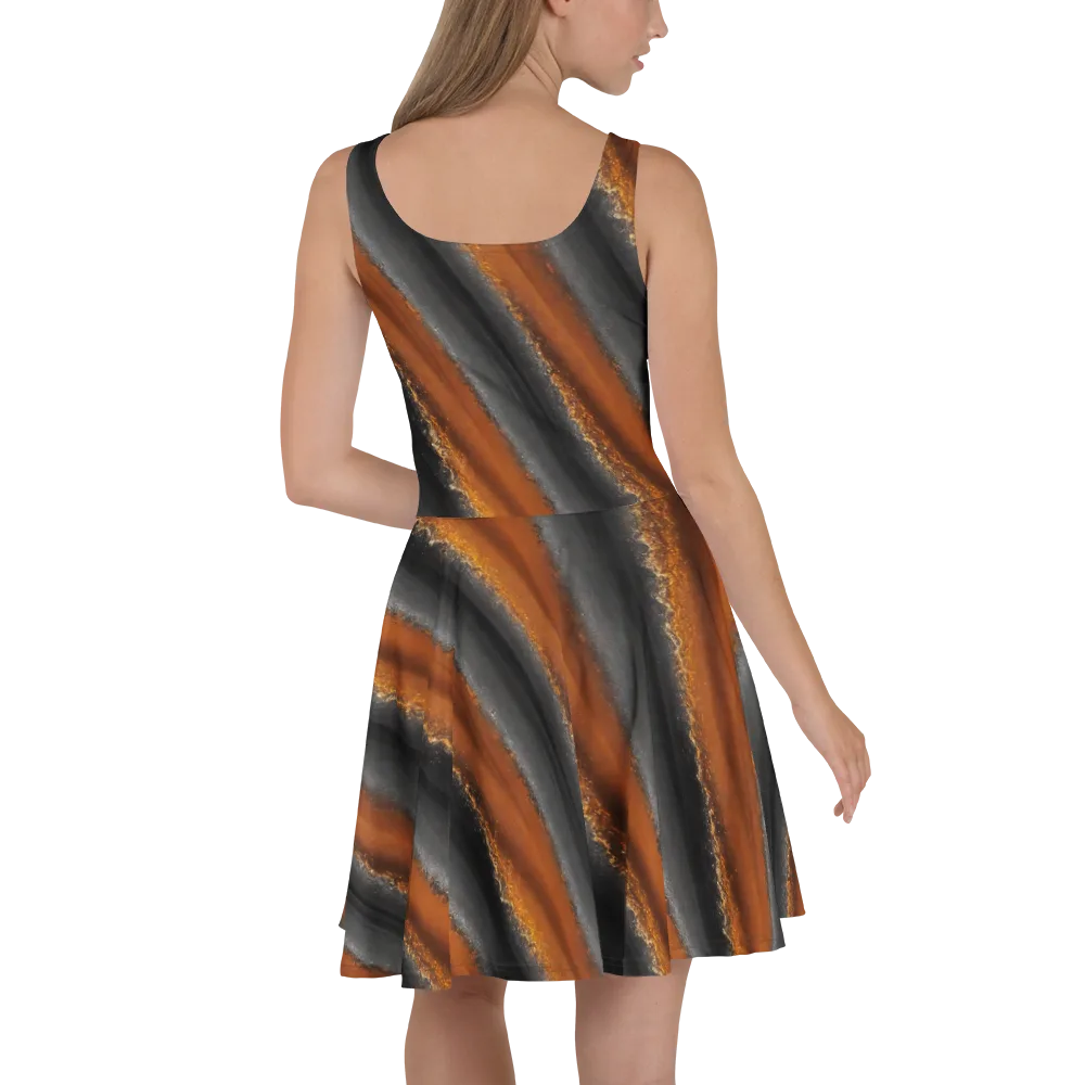 Ember Vein on Skater Dress — Back
