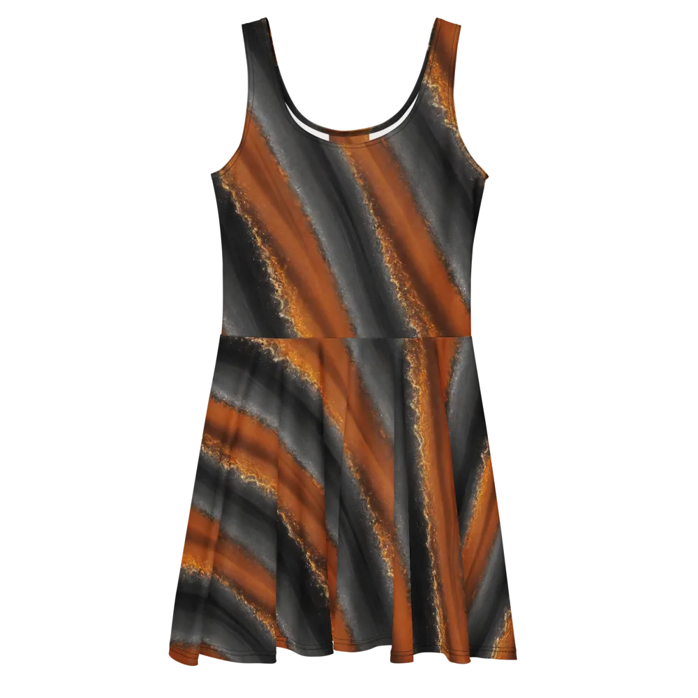 Ember Vein on Skater Dress — Front
