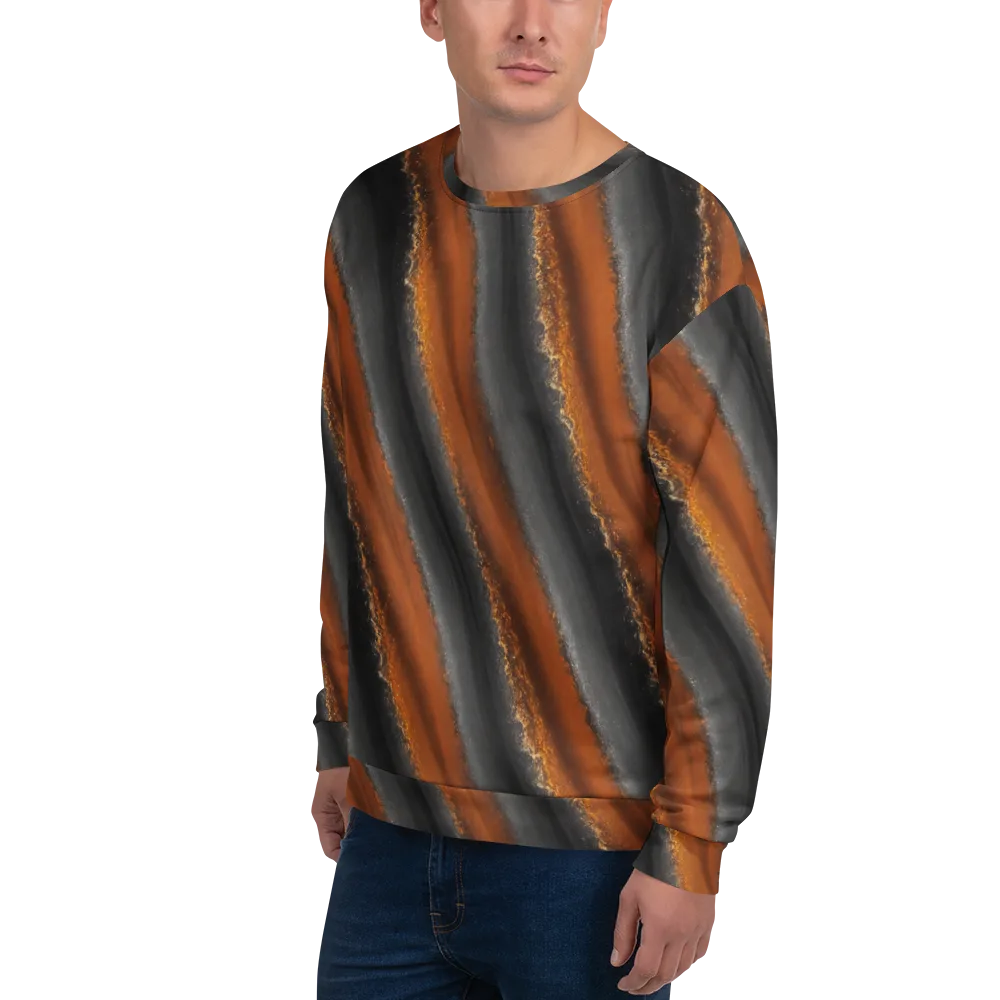 Ember Vein on Sweatshirt — Left Front