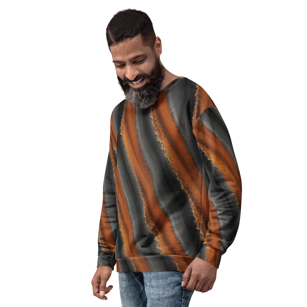 Ember Vein on Sweatshirt — Left Front