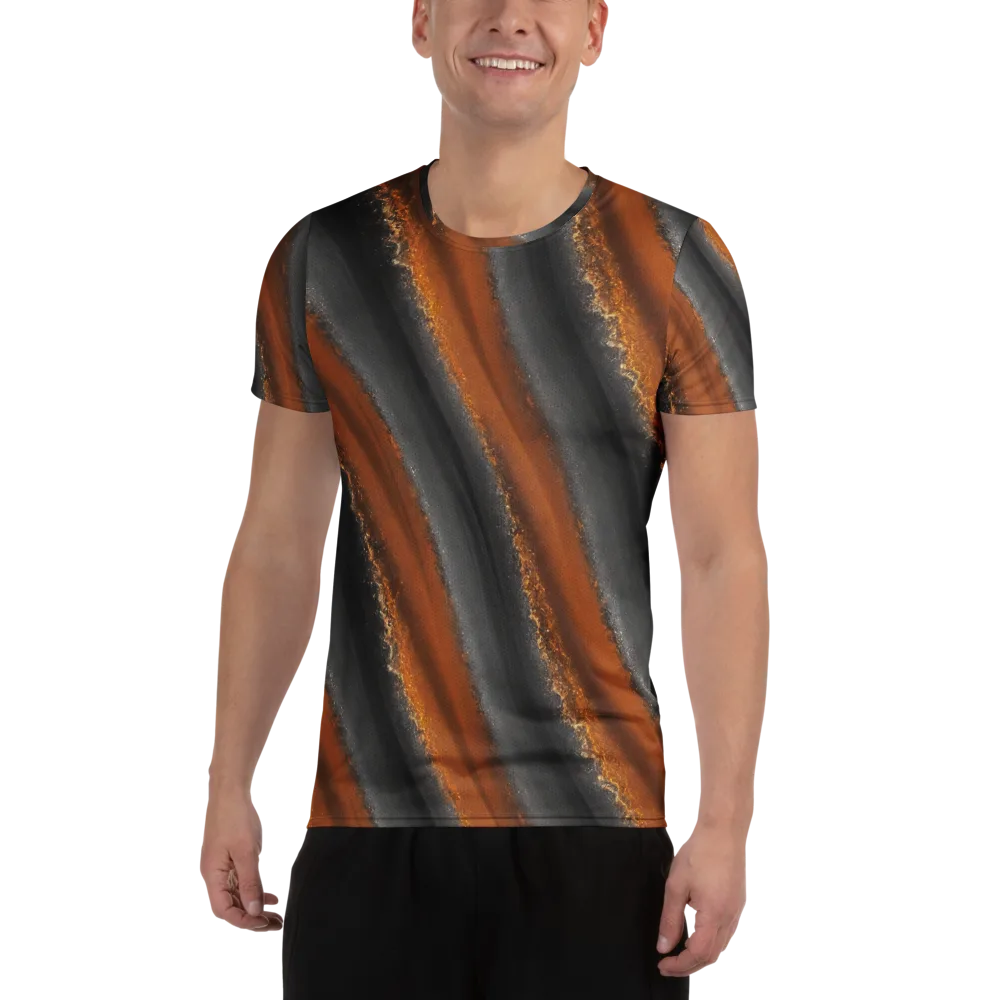 Ember Vein on Men's Athletic T-Shirt — Front