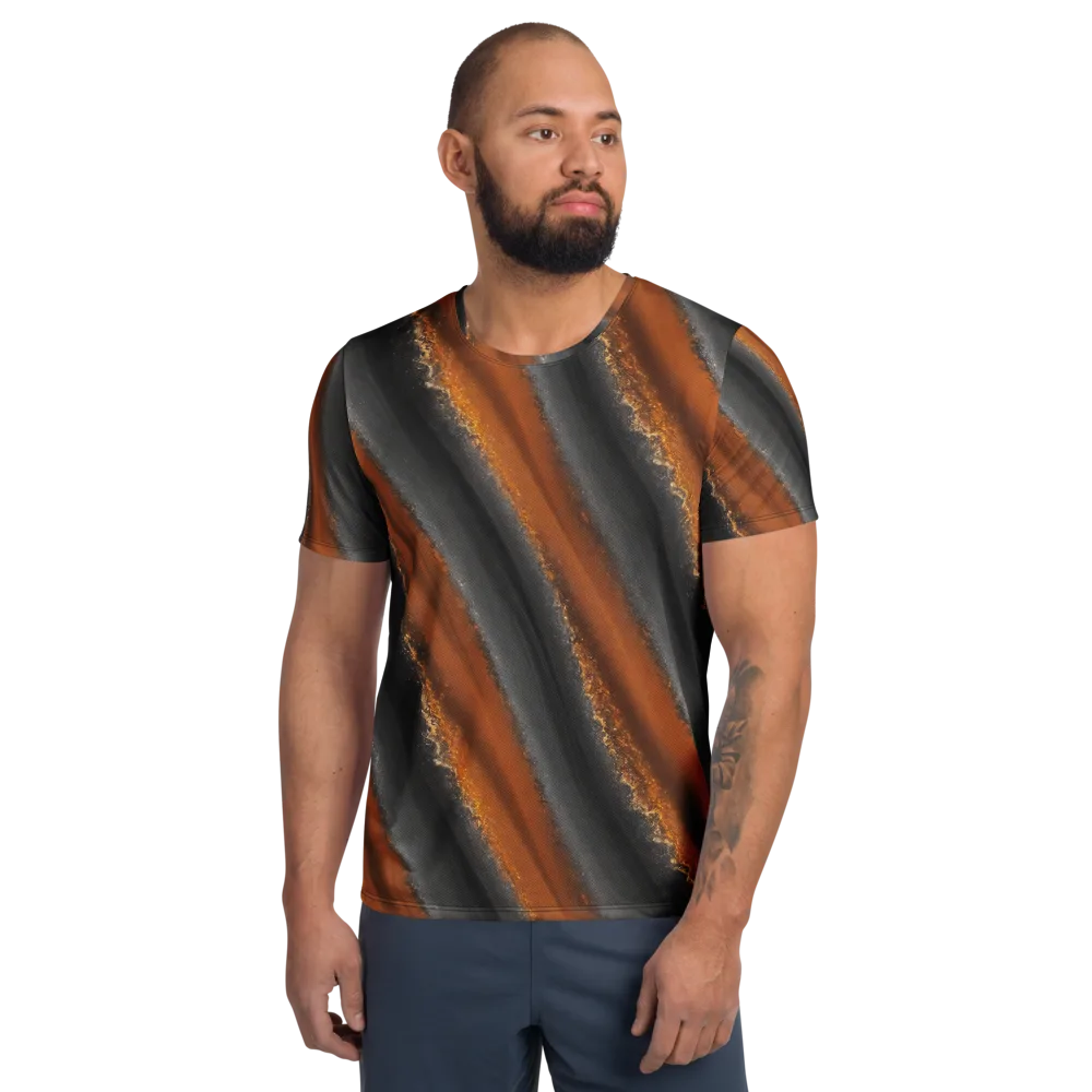 Ember Vein on Men's Athletic T-Shirt — Front